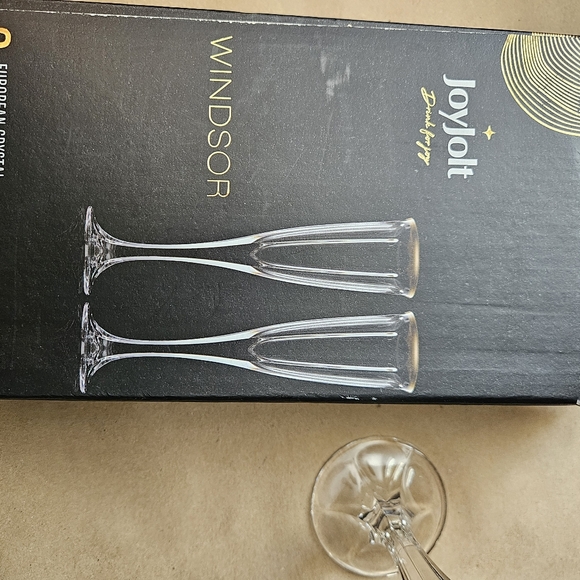 Windsor European Crystal Champain glasses - Picture 1 of 6